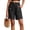 Black, variant on Womens Lightweight Shorts Amboo Hemp with Pockets High Waisted Stretch Shorts for Women Summer Walking Biker Shorts Black,M