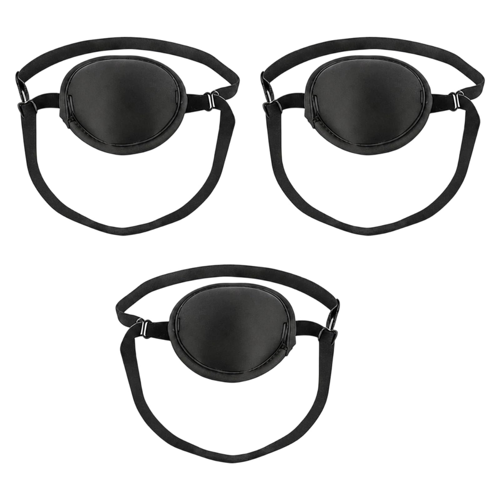 Halloween Dog Eye Cover Costume Accessory with Pirate Theme 3 Piece Polyester Pack for Pet Portrait Scenes Event Dressing Outdoor Fun