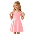 thumbnail image 6 of Kiijoy Girls Off Shoulder Party Dress Evening Gown Birthday Pageant Dresses, Sizes 6-14, 6 of 7