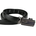 thumbnail image 5 of Women's Leather Ratchet Belt, Trim to Fit 18"- 44" Waist, No Holes, Packed in a Gift Box by CANDOR AND CLASS (W889X Black, 25mm Wide), 5 of 8