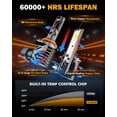 thumbnail image 2 of Luz Antiniebla Auxbeam 9005 9145 H10 18000LM 6500K para Todo Terreno, 2 of 7
