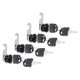 thumbnail image 1 of Candado de Cajón Uxcell con Llaves 4 Pcs 5/8" (16mm) Cilindro de Seguridad de Aleación de Zinc con Llave Diferente para Puerta de Armario Negro, 1 of 6