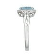 thumbnail image 5 of Gin & Grace 10KT WG Genuine Aquamarine and diamond accent Ring, 5 of 5