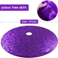 thumbnail image 7 of Christmas Tree Skirt,24/48 in Christmas Tree Collar Skirts Fabric Tree Skirt Sequined Christmas Tree Skirt,Sequined Double-Layer Tree Cushion Christmas Tree Decoration Christmas Tree Skirt, 7 of 7