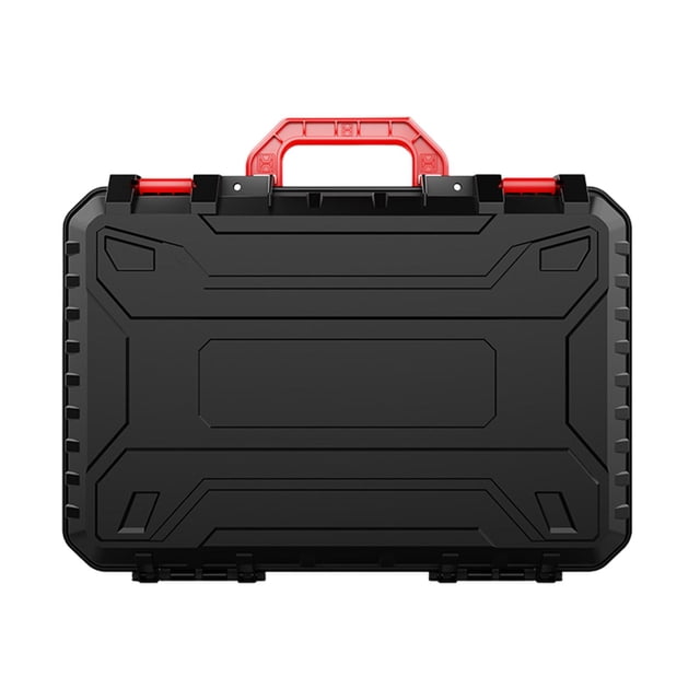 jinwen Boîte de Rangement Outil d'Entretien avec Poignée Boîte à Outils de Véhicule Résistant aux Chutes Multifonctions pour Accessoires de Plein Air Léger 460x336x129mm