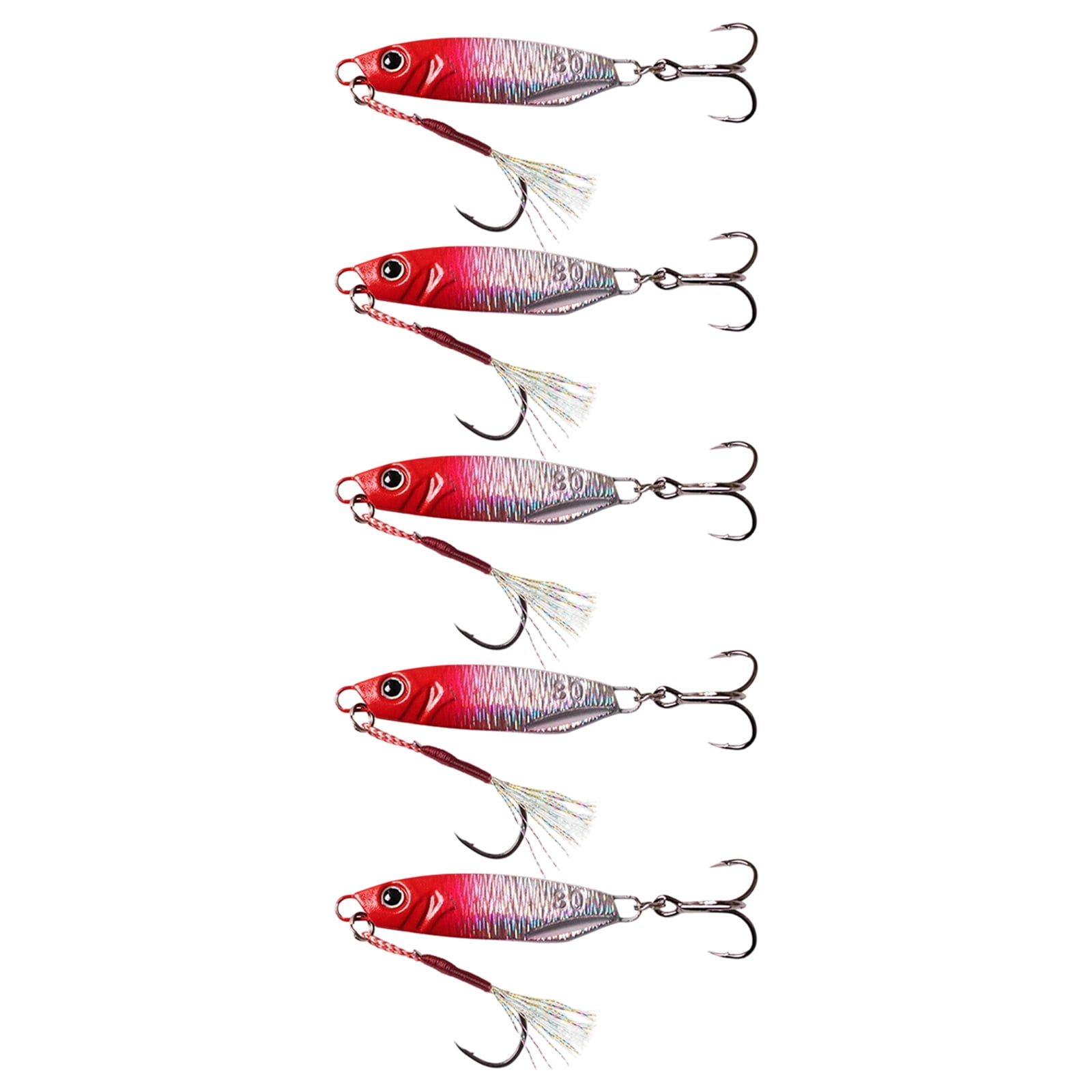 Klynovalu 10/15/20/25/30g Far Casting Jigs Sinking Fishing Baits Metal Cast Jigging Spoon Lures with Hook High Reflective Baits