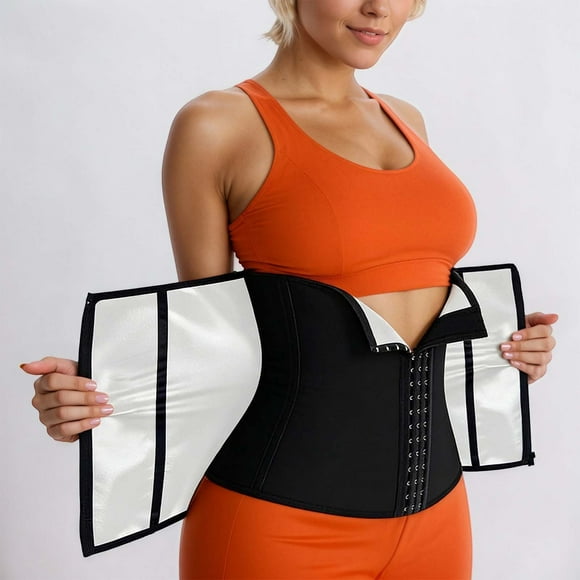 High Waist Shapewear for Workout Belt with Triple Hook Zip Waist Trainer for Fitness Yoga and Shaping a Versatile Daily