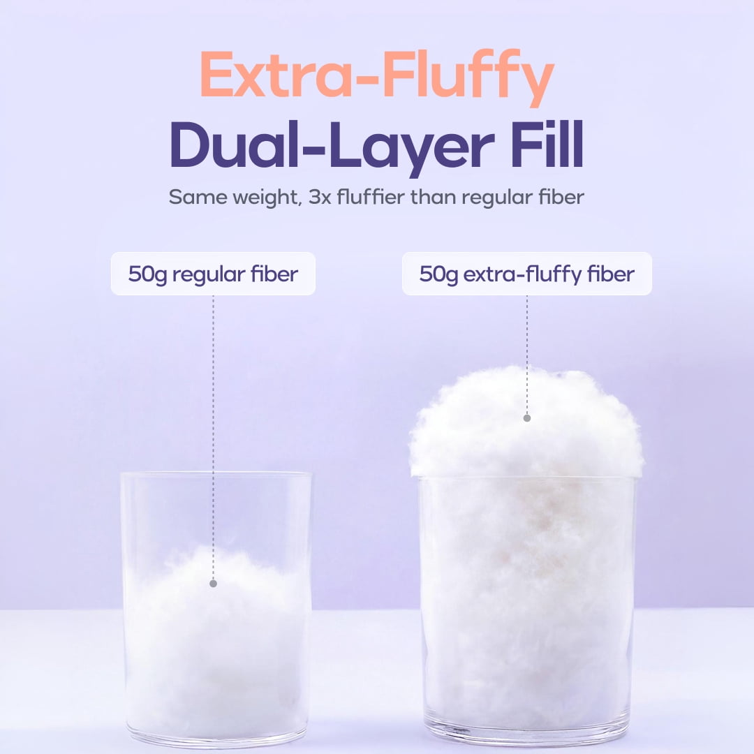 Mellow White Puff Pillow Standard