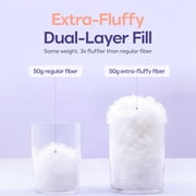 Mellow White Puff Pillow Standard