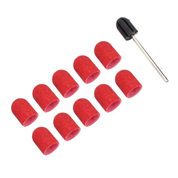 Herramienta de manicura, anillo de lijado para decoración de uñas, cabezal de pulido de uñas, anillo de lijado, funcionamiento suave