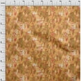 thumbnail image 4 of oneOone Velvet Mustard Yellow Fabric Abstracts Fabric For Sewing Printed Craft Fabric By The Yard 58 Inch Wide, 4 of 4