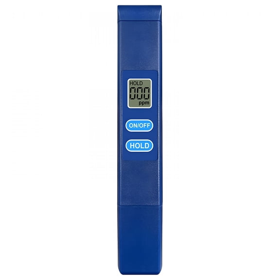 GJX Water Quality Tester, Tds Meter, 0-9990 Ppm Digital Water Tester for Drinking Water, Aquariums, Pools, Hydroponics, Portable, Deep Blue