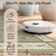 thumbnail image 6 of Design&I 4'x6' Washable Area Rug Vintage Farmhouse Fish Hook Lure Motifs Navigation Fishing Chart for Home Office, Under Desk, Snag-Free Skid-Resistant Medium, 6 of 7