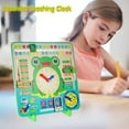 thumbnail image 4 of Children Teaching Clock Learning Time Month Season Weather Educational Tool New, 4 of 11