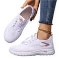 thumbnail image 2 of YOUYEDIAN Orthopedic Shoes for Women Summer Dress Slip on Non Slip Mesh Arch Support Sneakers Breathable Closed Toe Walking Shoes (White), 2 of 5