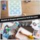 thumbnail image 4 of Paquete de 6 plantillas geométricas Naiovety para estudiantes de oficina en casa manualidades, 4 of 6