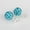 Sky Blue, variant on 10 Pairs Sparkle Clay Rhinestone Ear Stud 10mm Crystal Pave Disco Ball Earrings-Mixed Colour