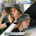 thumbnail image 3 of OZERO Sun Hat for Men Women: Fishing Hat Wide Brim UV Protection Bucket Boonie Hats Waterproof Summer Beach Hiking, 3 of 7