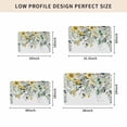 thumbnail image 4 of Flowers Eucalyptus Door Mat Indoor Outdoor,Rustic Botanical Daisy Leaves Floral Non Slip Welcome Mat with Rubber Backing,Absorbent Fabric Front Door Mats Entryway Rug for Home Patio Entrance 18"x30", 4 of 8