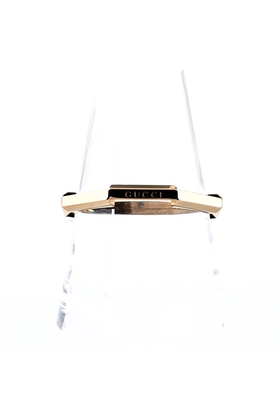Pre-Owned Gucci Link to Love Ring, Pink Gold (PG), Size 23, 750, Women's Ring