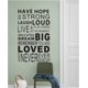 thumbnail image 2 of Citas inspiradoras para calcomanías de pared, calcomanías de palabras, calcomanías motivacionales, calcomanías de arte familiar inspiradoras., 2 of 5