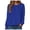 Blue, variant on Splozh Ladies Sweatshirt Women Sweatshirt Long Sleeve Shirt Dandelion Print Pullover Winter Blouse Tops Red,S