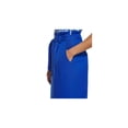 thumbnail image 3 of CALVIN KLEIN Womens Blue Zippered Pocketed Tie Belt Back Slit Lined Below The Knee Wear To Work Pencil Skirt Petites 12P, 3 of 4