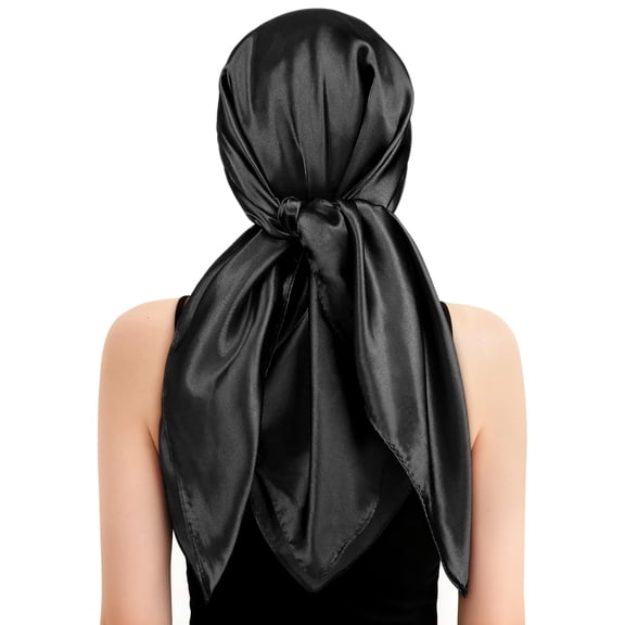 HonestMatter Hair Wrap Cap with Scarf, Satin Silk Press Combo for Sleeping, Soft Protective Headwear with Elastic Band for All Hair Types, 1 Pack