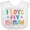 AA-White, variant on Inktastic I Love My Mamaw Cute Granddaughter Girls Baby Bib