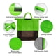 thumbnail image 5 of Bolsa de carro de la compra de supermercado | Organizador de comestibles reutilizable no tejido | Bolsa multifunción grande 4 en 1 | Bolsas de carro ecológicas de alta resistencia | 40x36cm |, 5 of 7