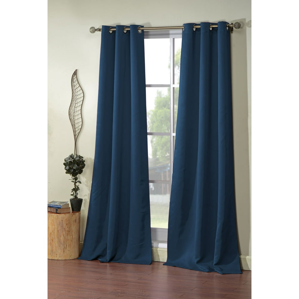 Steyna Solid Blackout Curtain - Walmart.com - Walmart.com