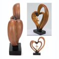 thumbnail image 5 of Decoración de cruz de corazones entrelazados de Jesús de Pascua, con 2 corazones unidos, decoraciones de cruz de Jesús para mesa de pie cristiana, 5 of 5