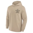 thumbnail image 2 of Men's Fanatics Khaki Houston Astros Elements Lightweight Fleece Hoodie, 2 of 3