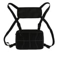 thumbnail image 1 of Sywqhk Chaleco Oxford Bolso De Hombro En El Pecho Chaleco Unisex Riñoneras Streetwear (Negro) Sywqhk Para estrenar, 1 of 9