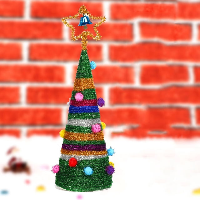 Navidad hecha a mano árbol de Navidad decoración de escritorio DIY niños paquete de Material hecho a mano Wmkox8yii shdjk5412