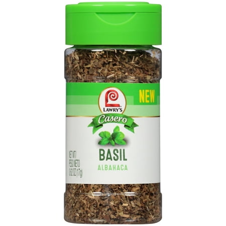 - (4 Pack) Lawry'sî Casero Basil, 0.62 oz