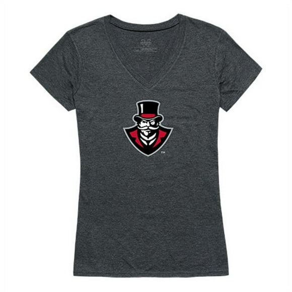 Austin Peay Université d'État Femmes T-Shirt Cinder - Charbon de Bois de Bruyère&44; Grand