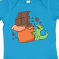 thumbnail image 4 of Inktastic Dino with Chocolate Bar Boys or Girls Baby Bodysuit, 4 of 5