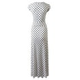 thumbnail image 3 of NINEXIS Women's V-Neck Short Sleeve Maxi Wrap Dress, 3 of 3