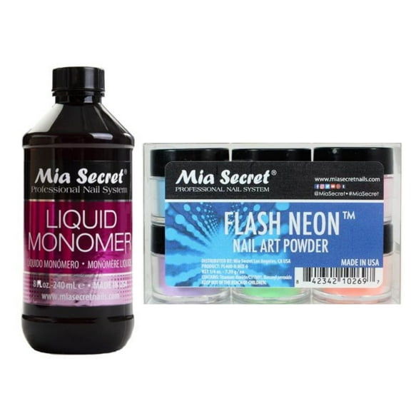 Mia Secret - Monomer 8 oz   Flash Neon
