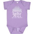 thumbnail image 3 of Inktastic Together, We Fight Lung Cancer Awareness Boys or Girls Baby Bodysuit, 3 of 5