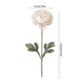 thumbnail image 3 of Artificial Ranunculus Flower Stems 8 Colors Realistic Fake Peony Bouquet For Home Wedding Party Table Centerpiece Vase Decor, 3 of 6