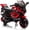 Red, variant on 6V Battery Powered Kids Ride-On Motorcycle Toy, 3-Wheel Stable Design, Training Wheels, Headlight, Horn & Music, Realistic Motorbike for Boys & Girls Ages 3-6