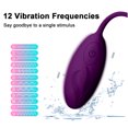 thumbnail image 2 of TLUDA Women Vibrating Egg Wearable Panty Vibrator with Remote Control,Wireless G Spot Stimulator Sex Toys for Women Purple, 2 of 10