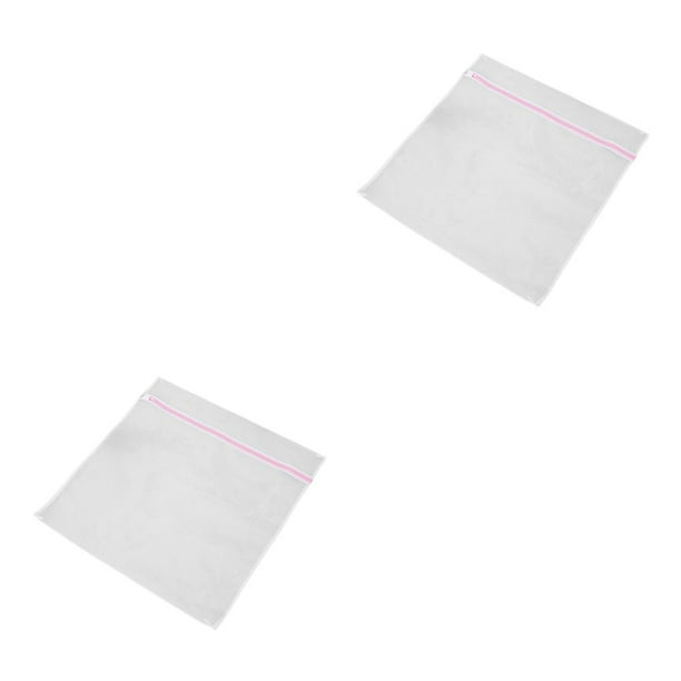 Bewildely Bolsas de lavandería de malla gruesa con cremallera, lencería, ropa interior, cremallera, transpirable, cuidado especial, organizador de red, 23*30CM 2piezas Bewildely CBP017232
