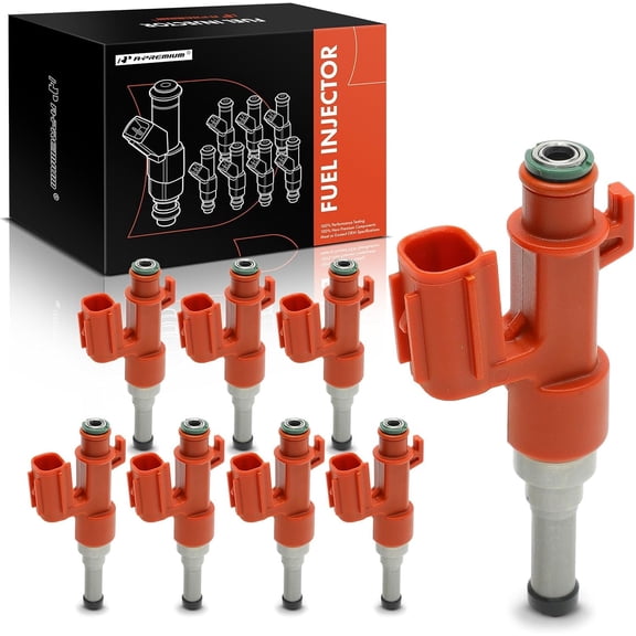 A-Premium Set of 8 Fuel Injectors Compatible with Lexus GS460 2008-2009 4.6L, LS460 2007-2009 4.6L, LS600h 2008-2009 5.0L
