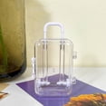 thumbnail image 1 of Mini Trolley Handbag Jewelry Packing Box Jewelry Luggage Packing Empty Case (Purple), 1 of 6