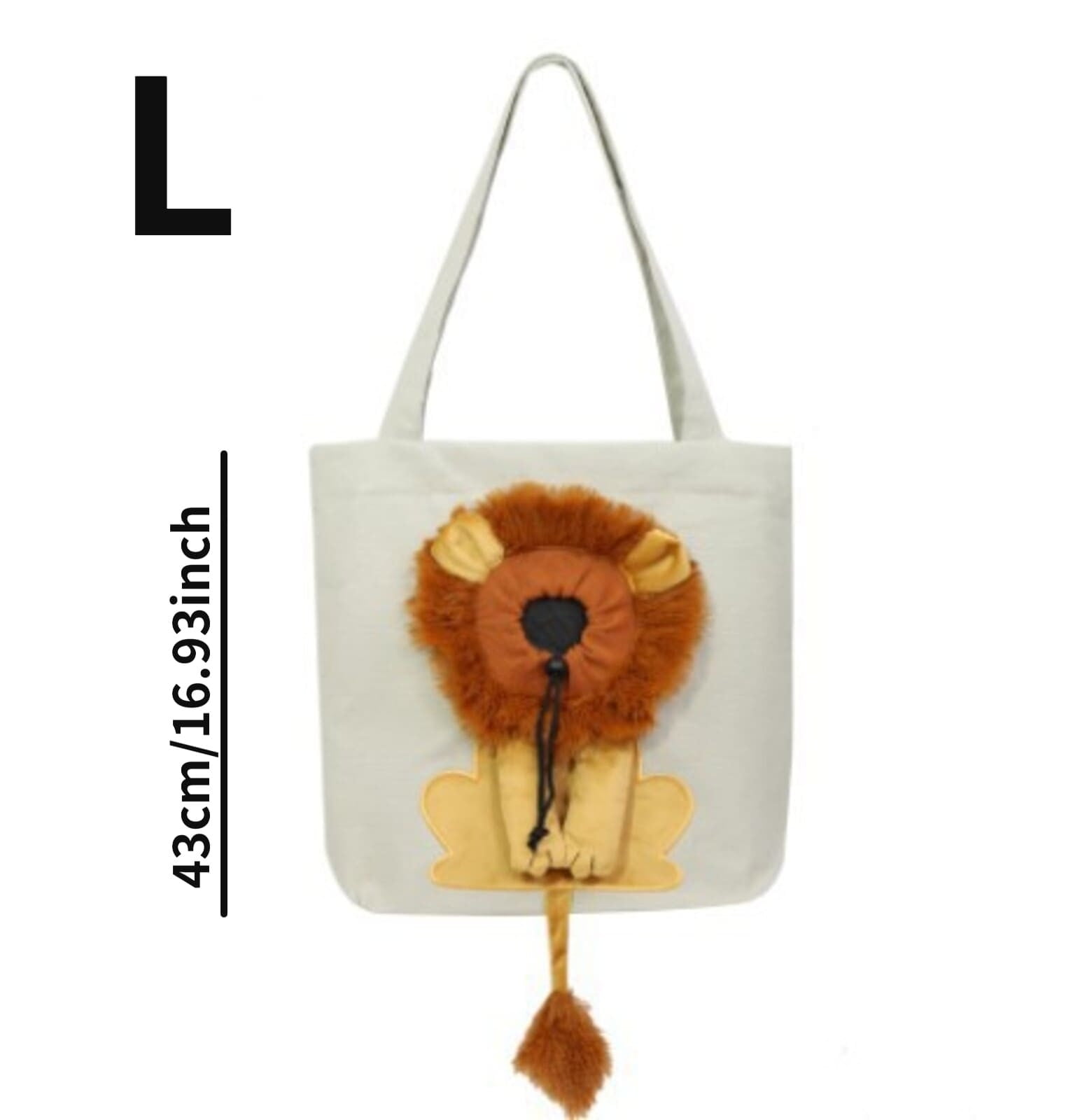 Canvas Pet Backpack Fashion Cartoon Cat Design Comfortable Shoulder Tote Bag for Small Animals Travel and Outdoor Adventures