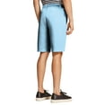 thumbnail image 3 of Ma Croix Mens Twill Chino Shorts with Belt Flat Front Modern Fit, 3 of 3