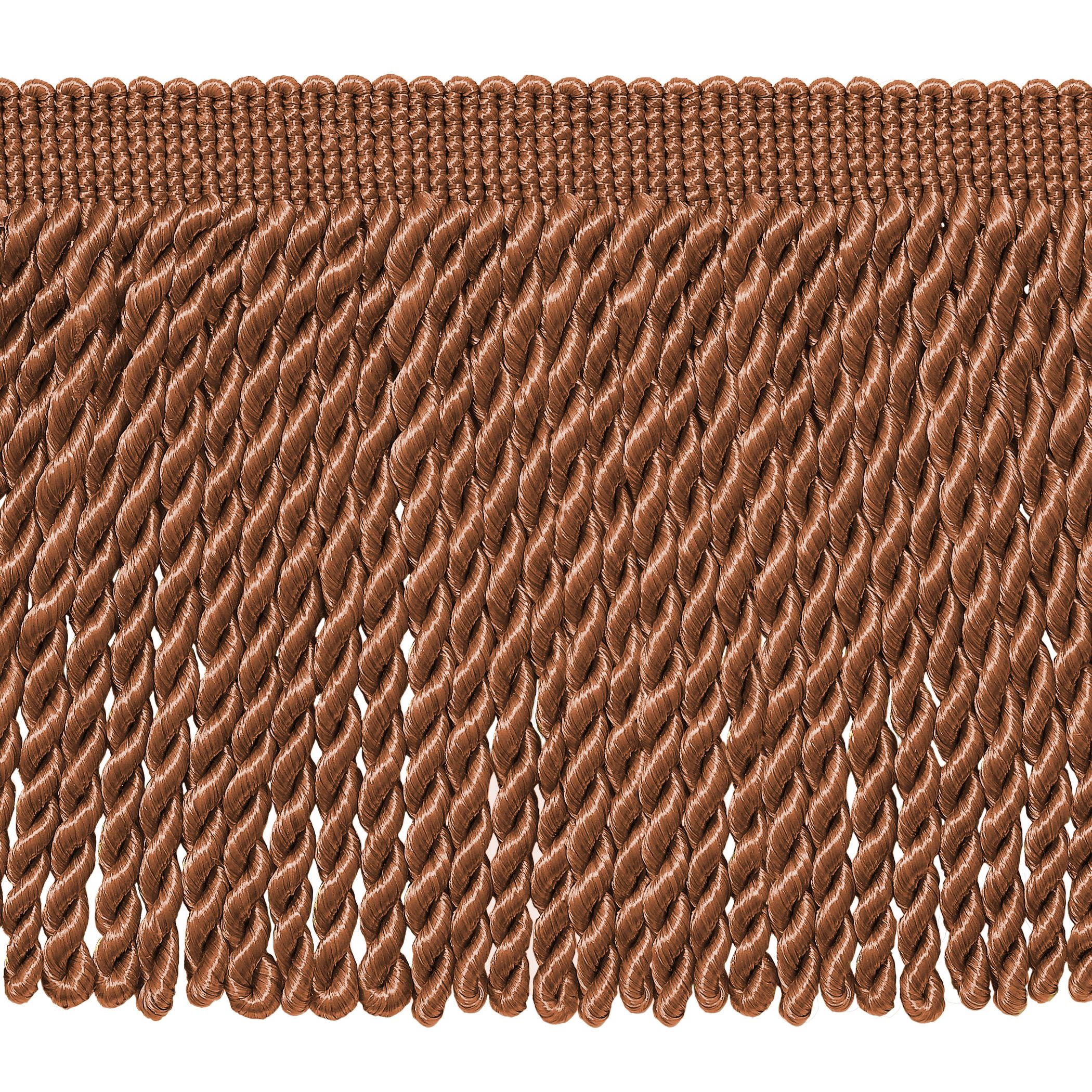 18 Yard Package 6 Inch Long Terra Cotta Bullion Fringe Trim, Basic Trim Collection, Style